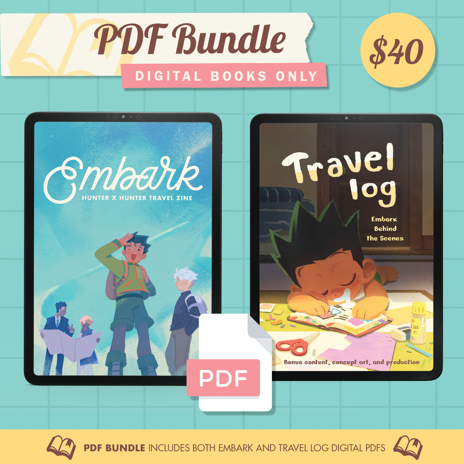 PDF Bundle - Embark + Travel Log PDFs, image size:1500x1500
