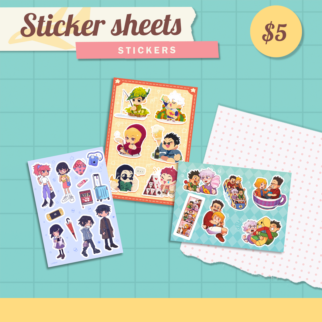 [Add on] Sticker Sheets - Embark